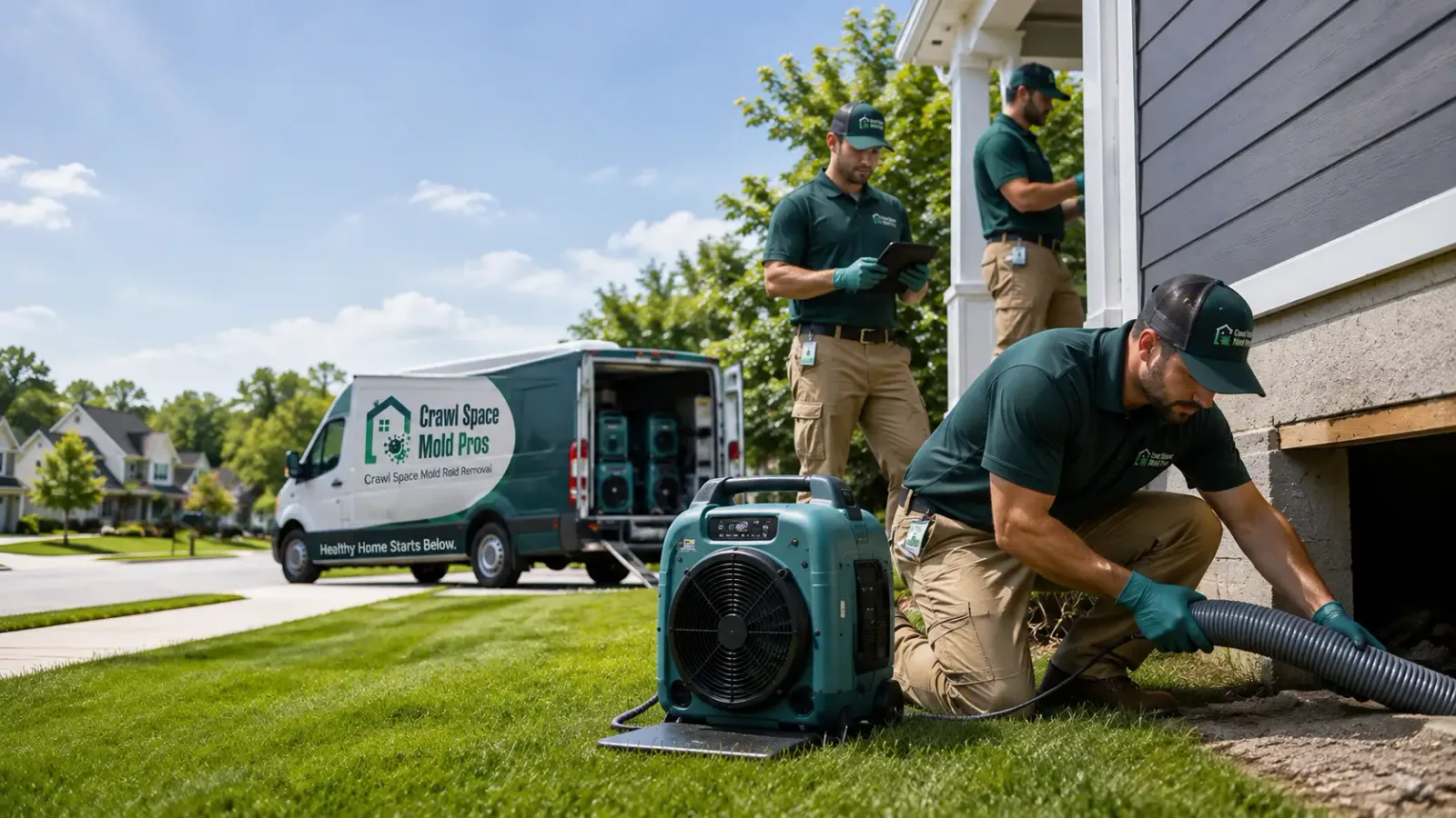 Crawl Space Mold Removal in Faulkner, MD